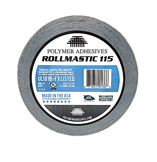 Rollmastic 115 HVAC tape product